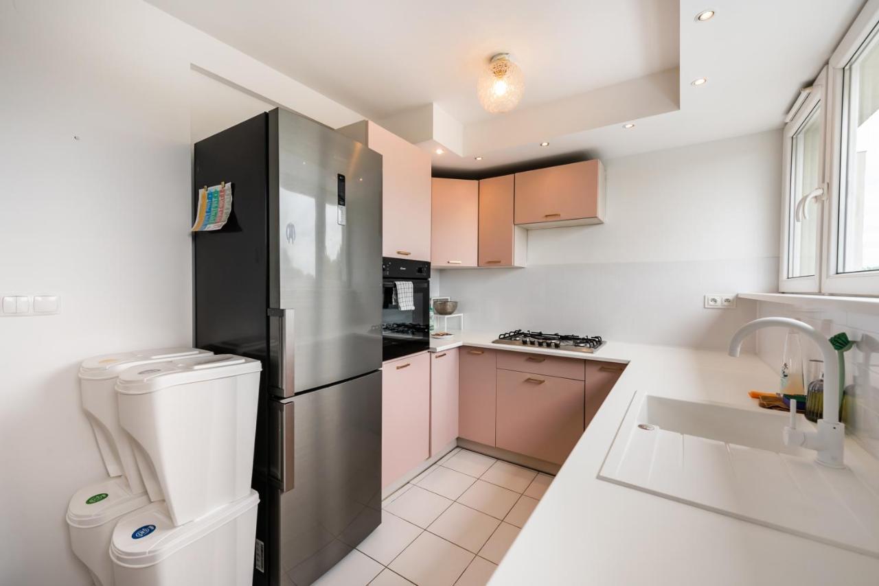 Saska Kepa Green Apartment Varşovia Exterior foto