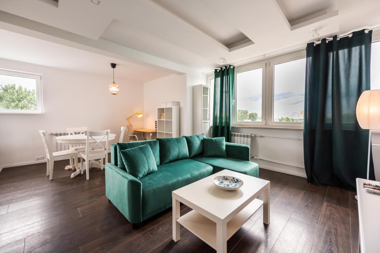 Saska Kepa Green Apartment Varşovia Exterior foto