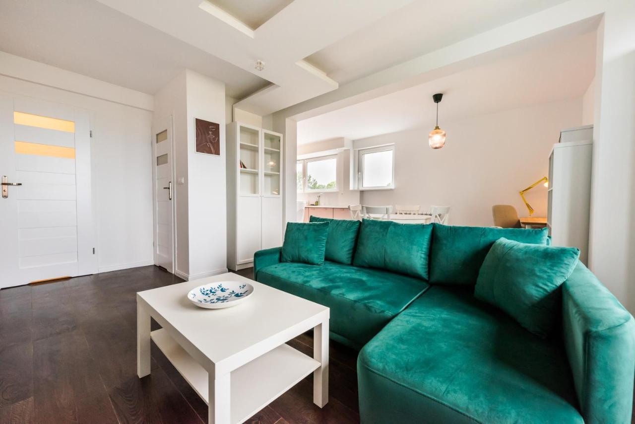Saska Kepa Green Apartment Varşovia Exterior foto