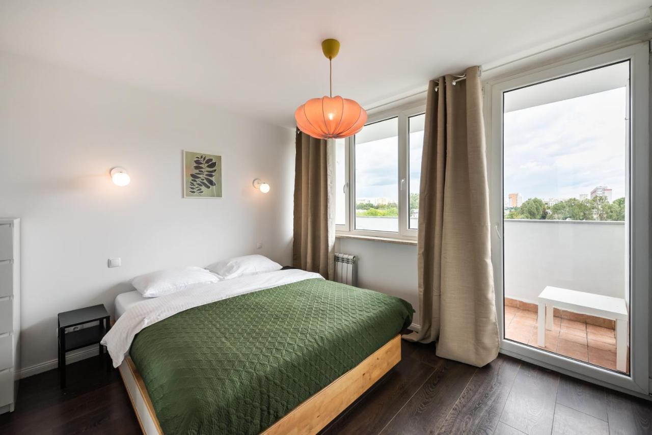 Saska Kepa Green Apartment Varşovia Exterior foto